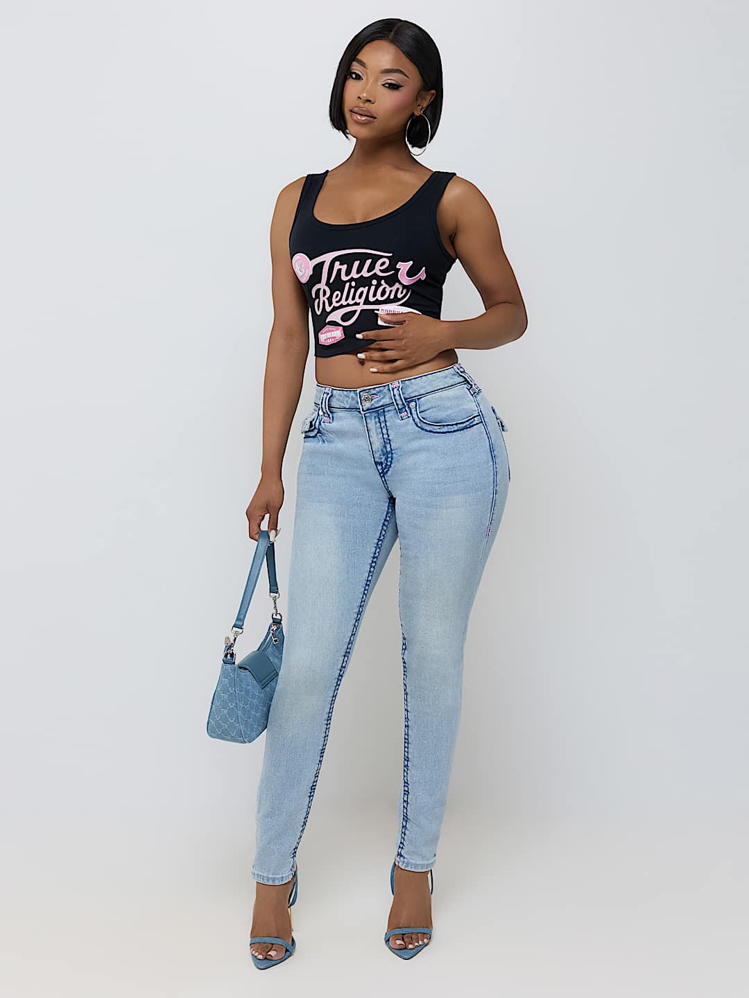 JENNIE MID RISE SUPER T CURVY SKINNY JEAN