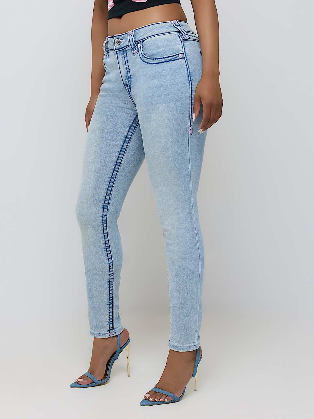 JENNIE MID RISE SUPER T CURVY SKINNY JEAN