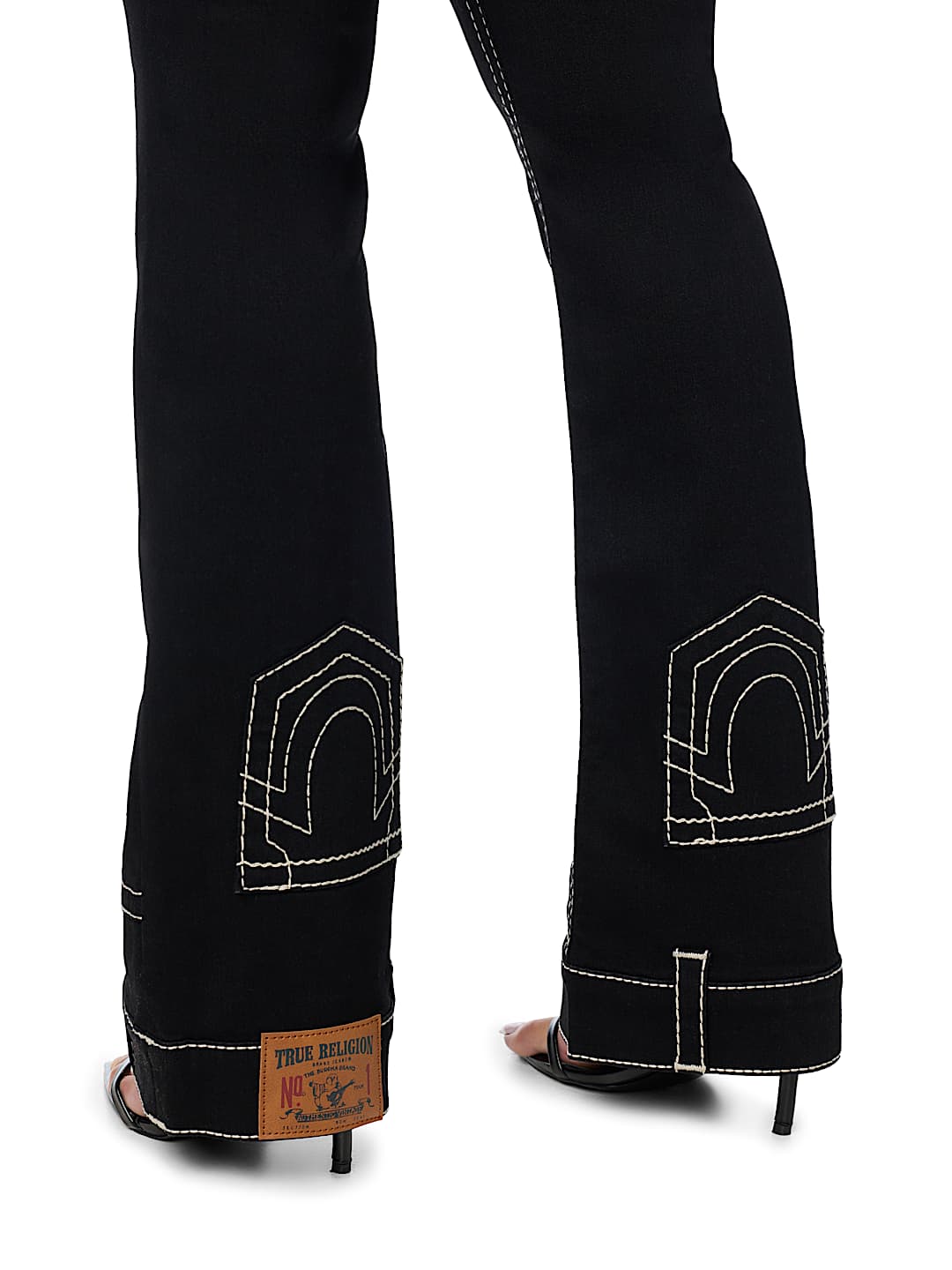 BECCA MID RISE UPSIDE DOWN FLAP BOOTCUT JEAN