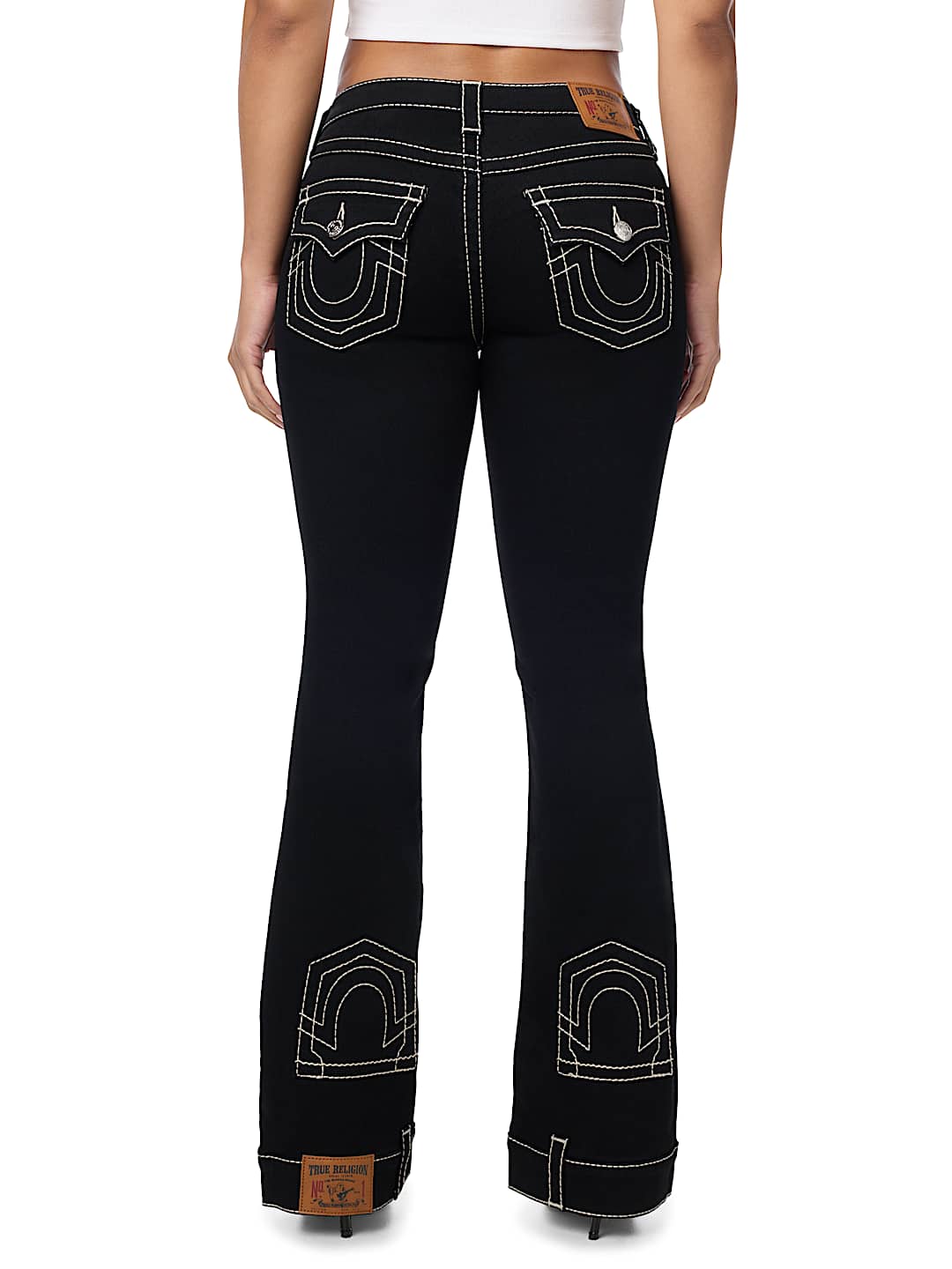 BECCA MID RISE UPSIDE DOWN FLAP BOOTCUT JEAN