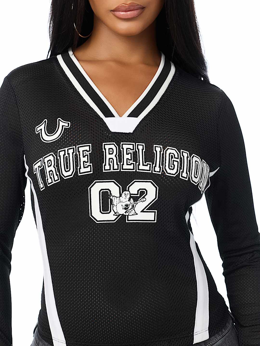 MESH SPORTY LONG SLEEVE TOP