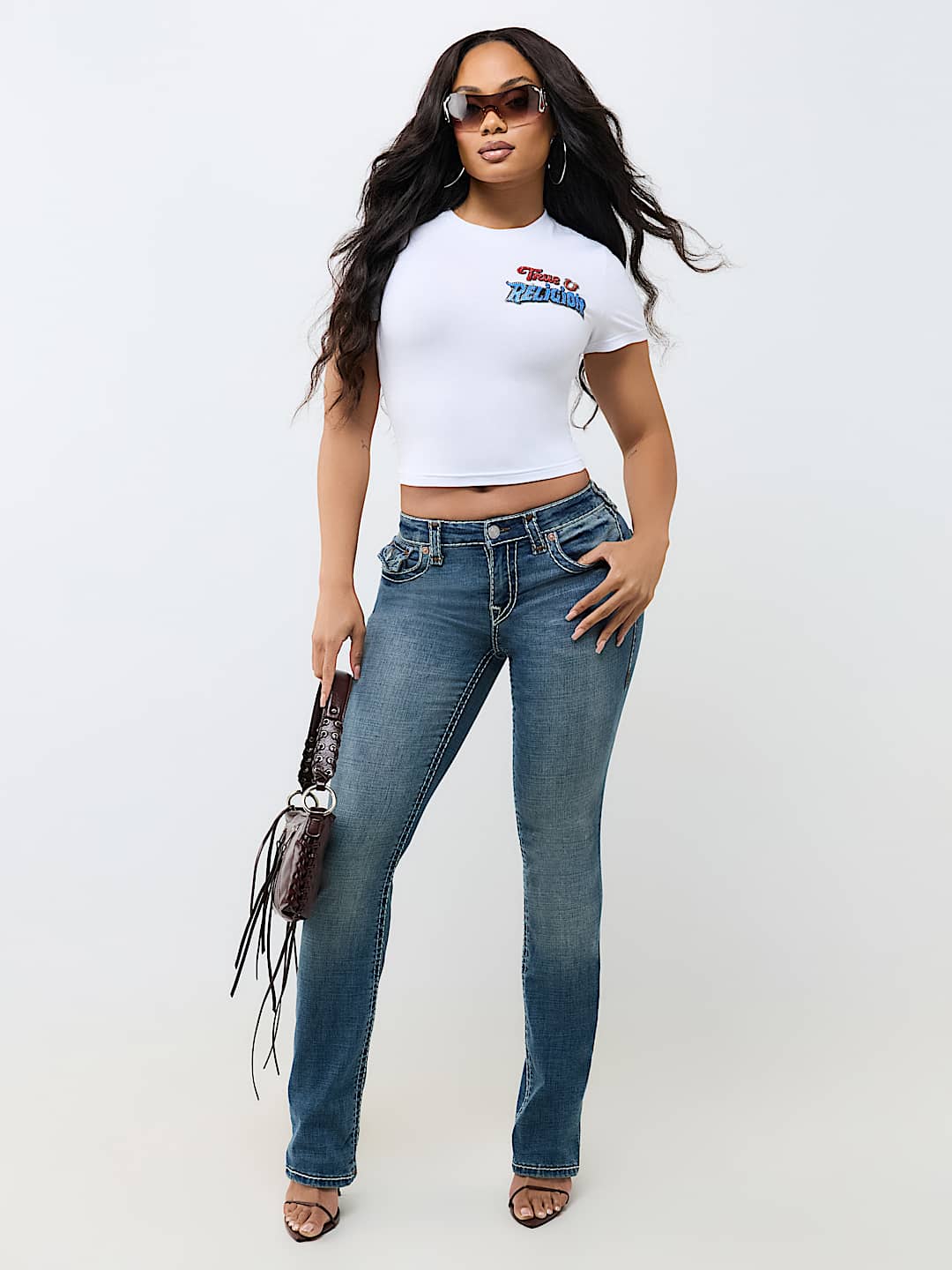 BILLIE MID RISE SUPER T FLAP STRAIGHT JEAN