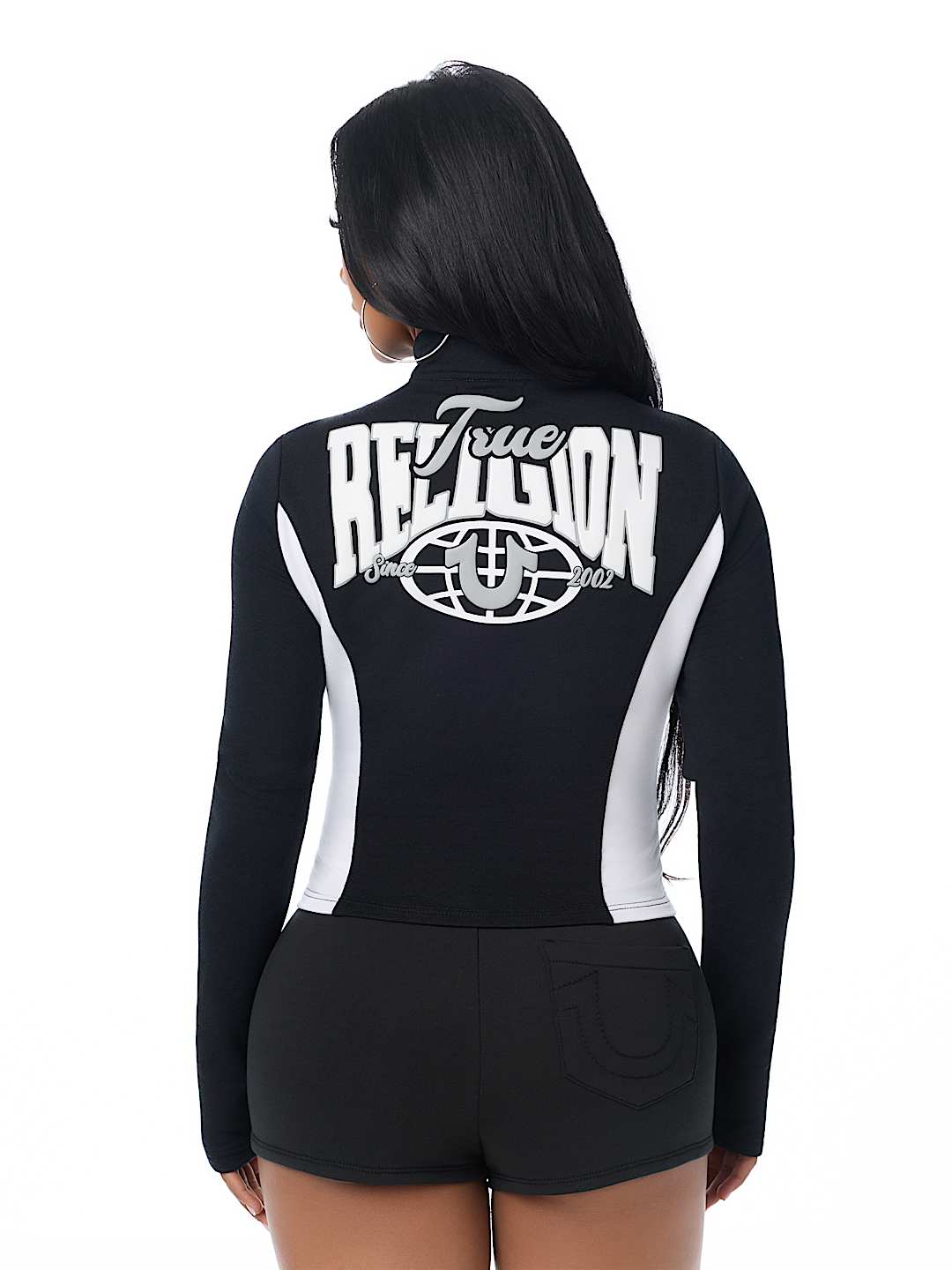 COLORBLOCK BABY TERRY ZIP UP