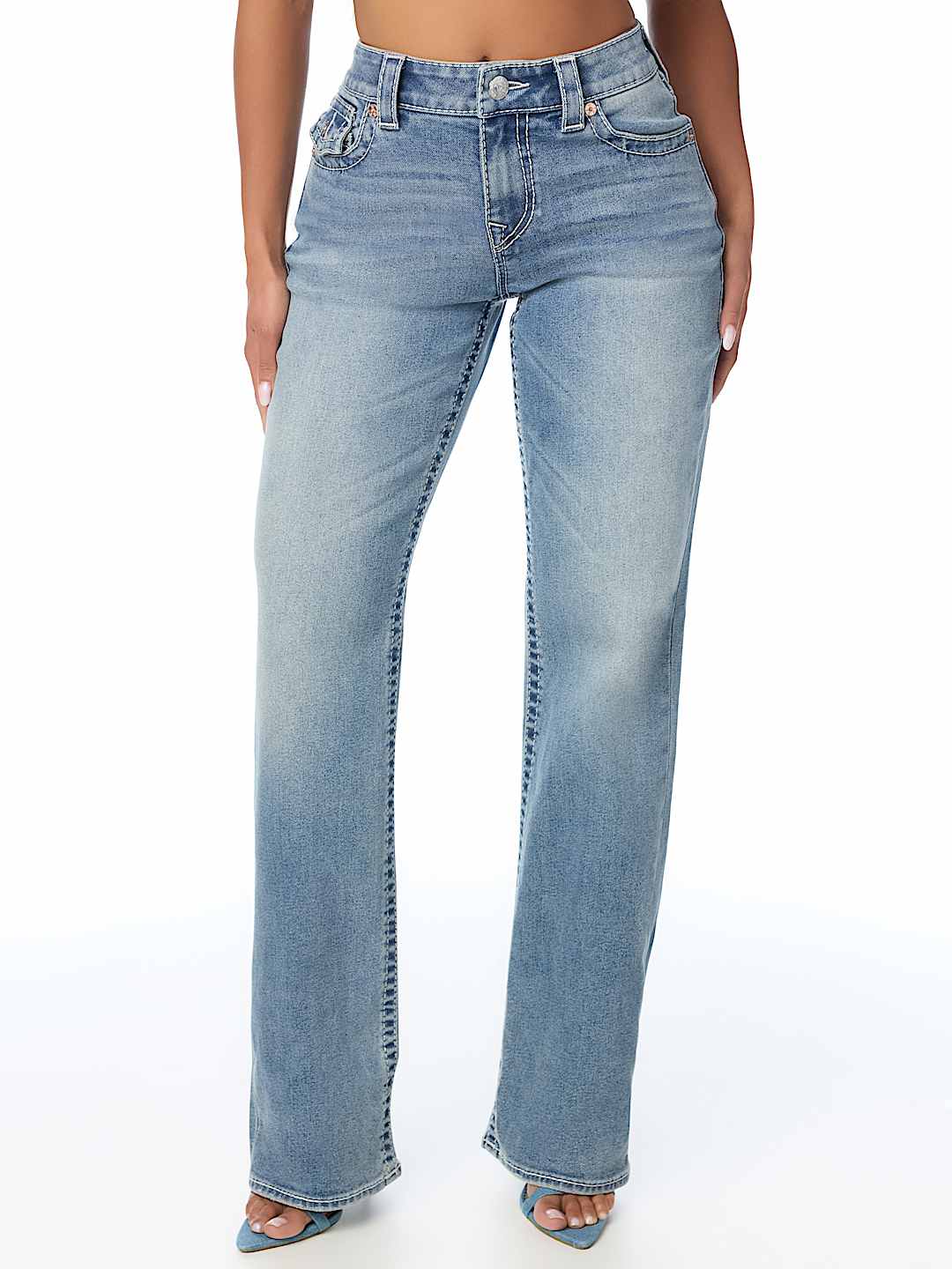 RELAXED MID RISE BIG T  FLAP '90s STRAIGHT JEAN