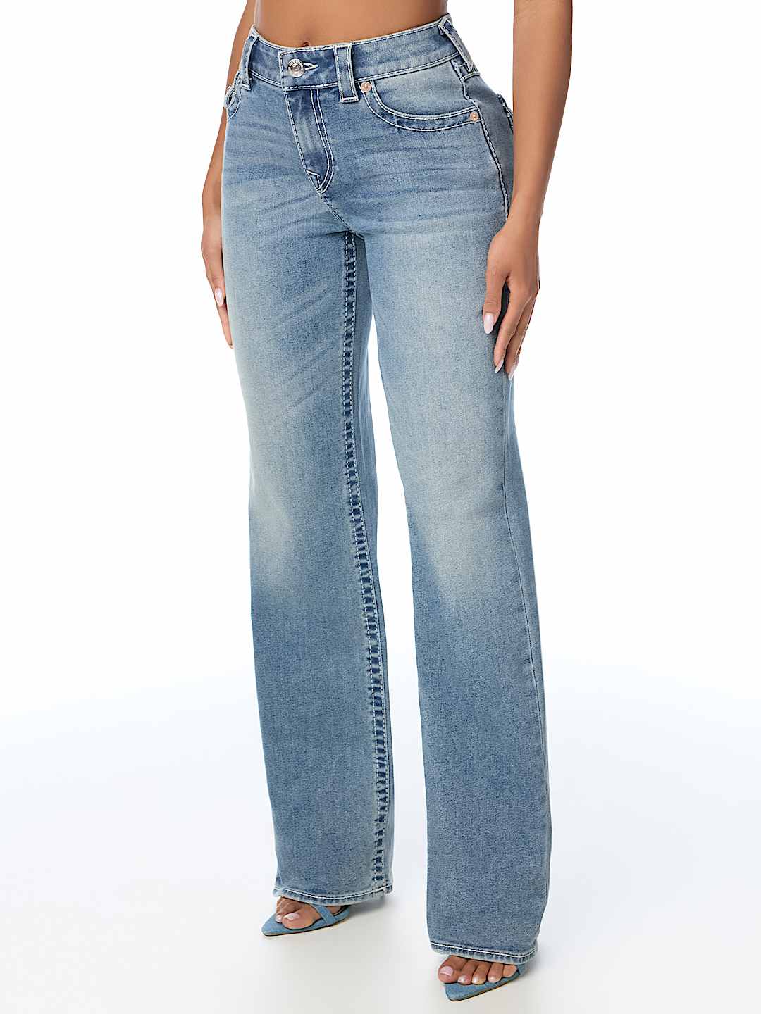 RELAXED MID RISE BIG T  FLAP '90s STRAIGHT JEAN