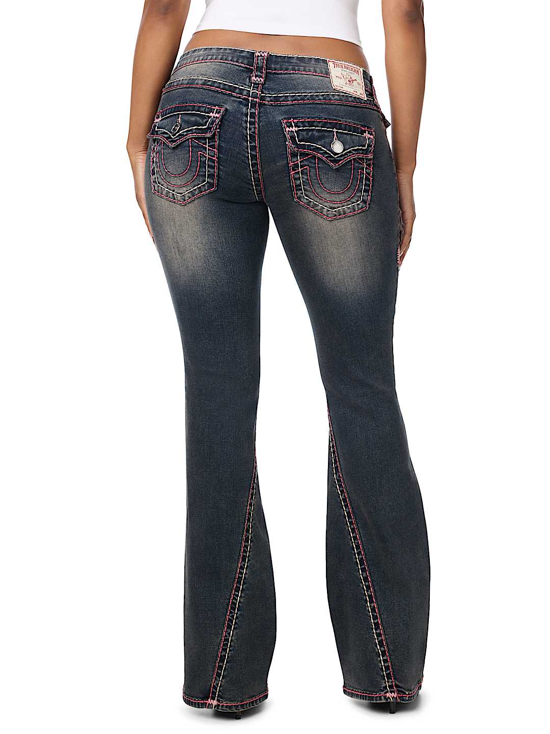 JOEY LOW RISE SUPER T FLAP FLARE JEAN