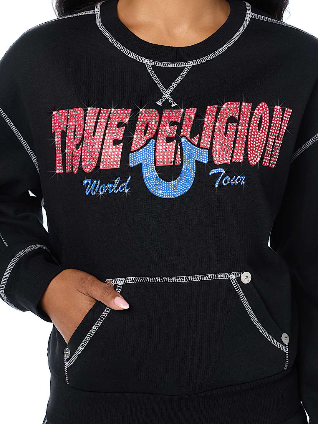 CRYSTAL RELAXED SWEATSHIRT