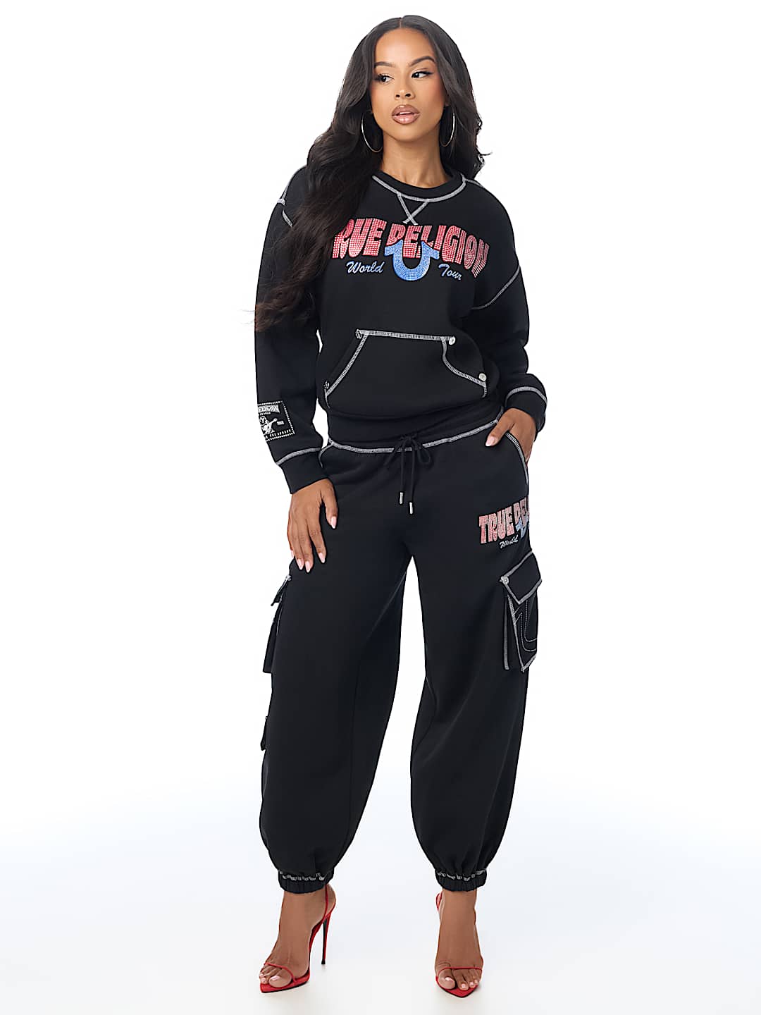 CRYSTAL RELAXED SWEATSHIRT