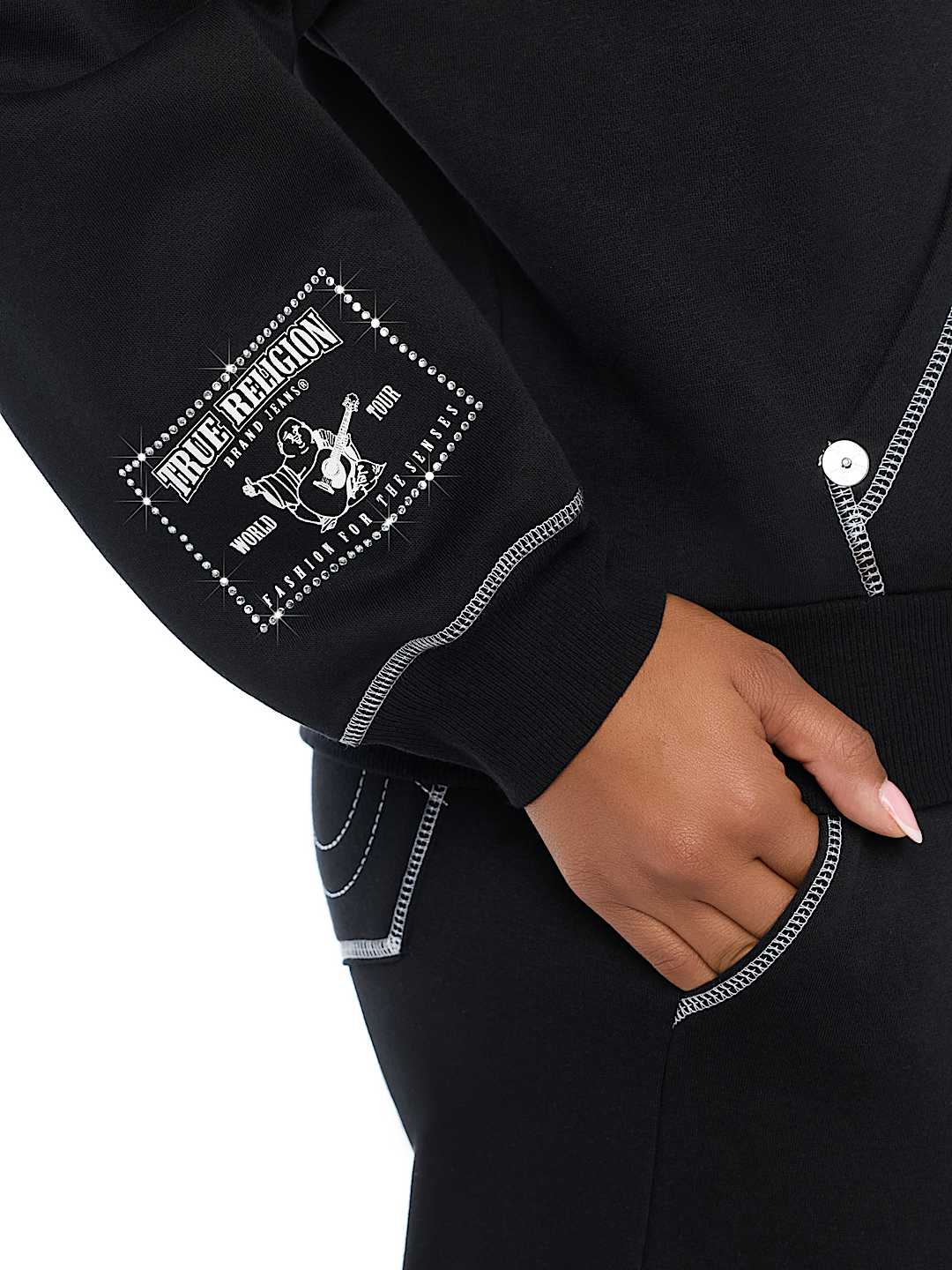 CRYSTAL RELAXED SWEATSHIRT