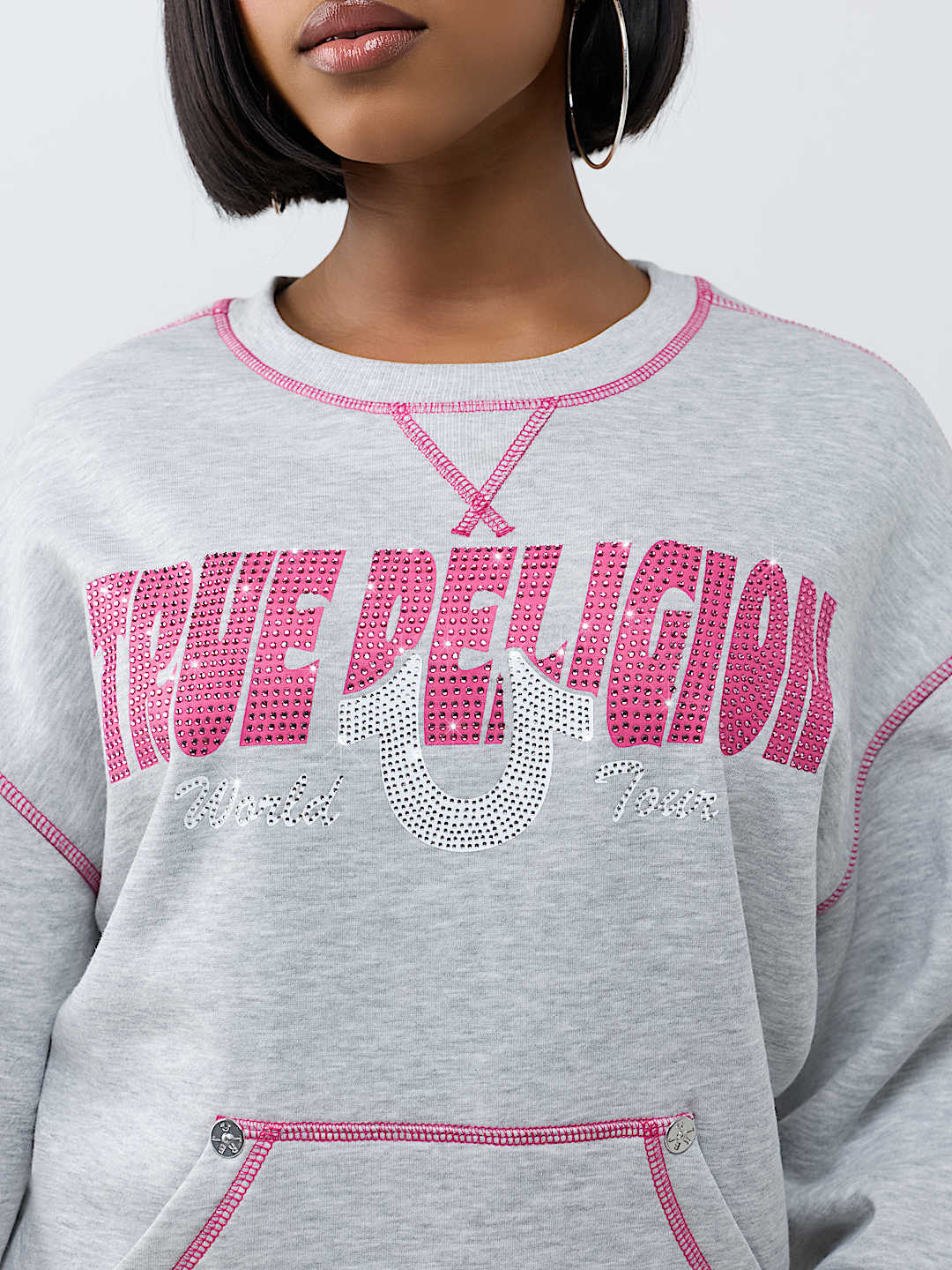 CRYSTAL RELAXED SWEATSHIRT