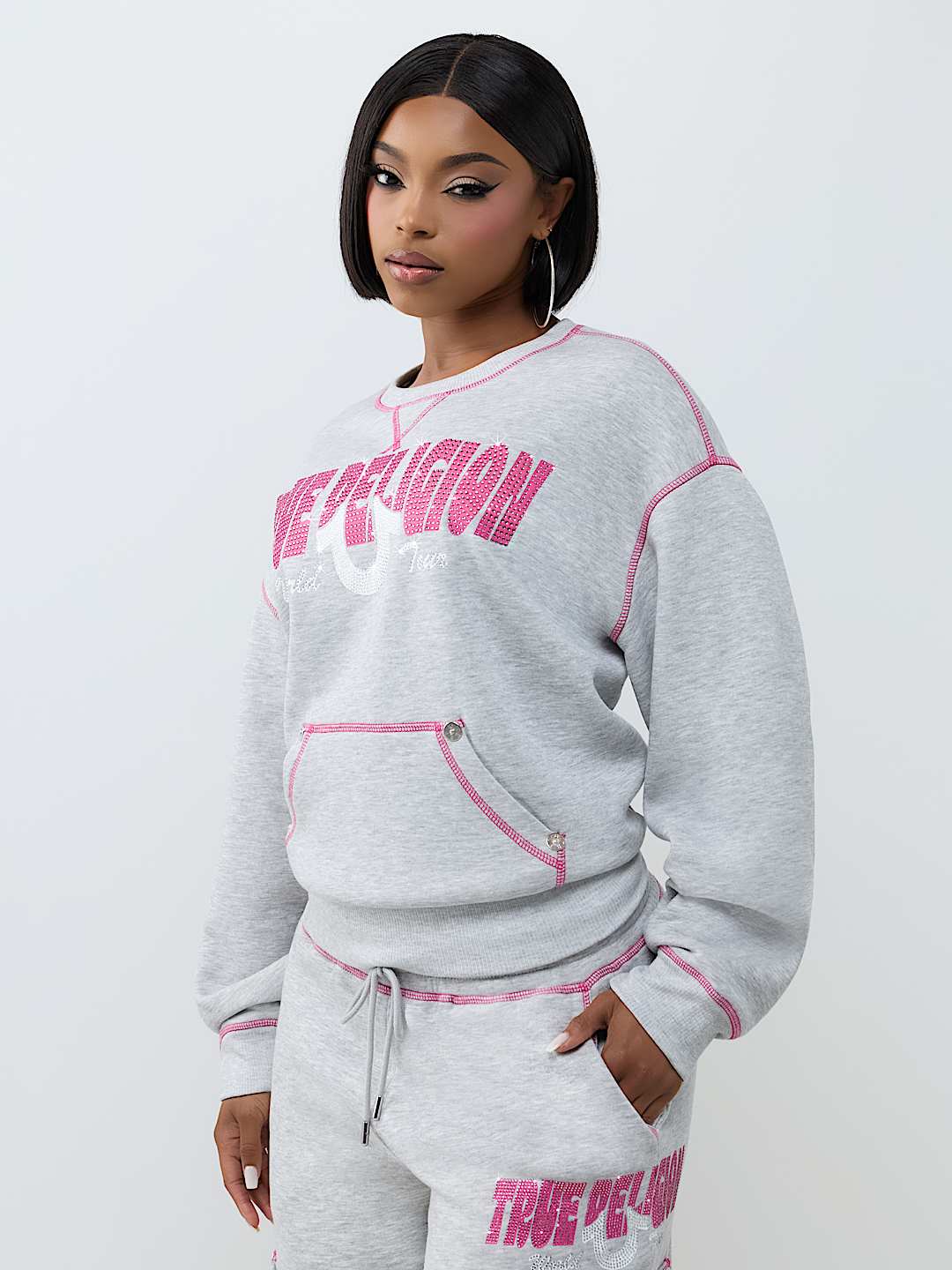 CRYSTAL RELAXED SWEATSHIRT