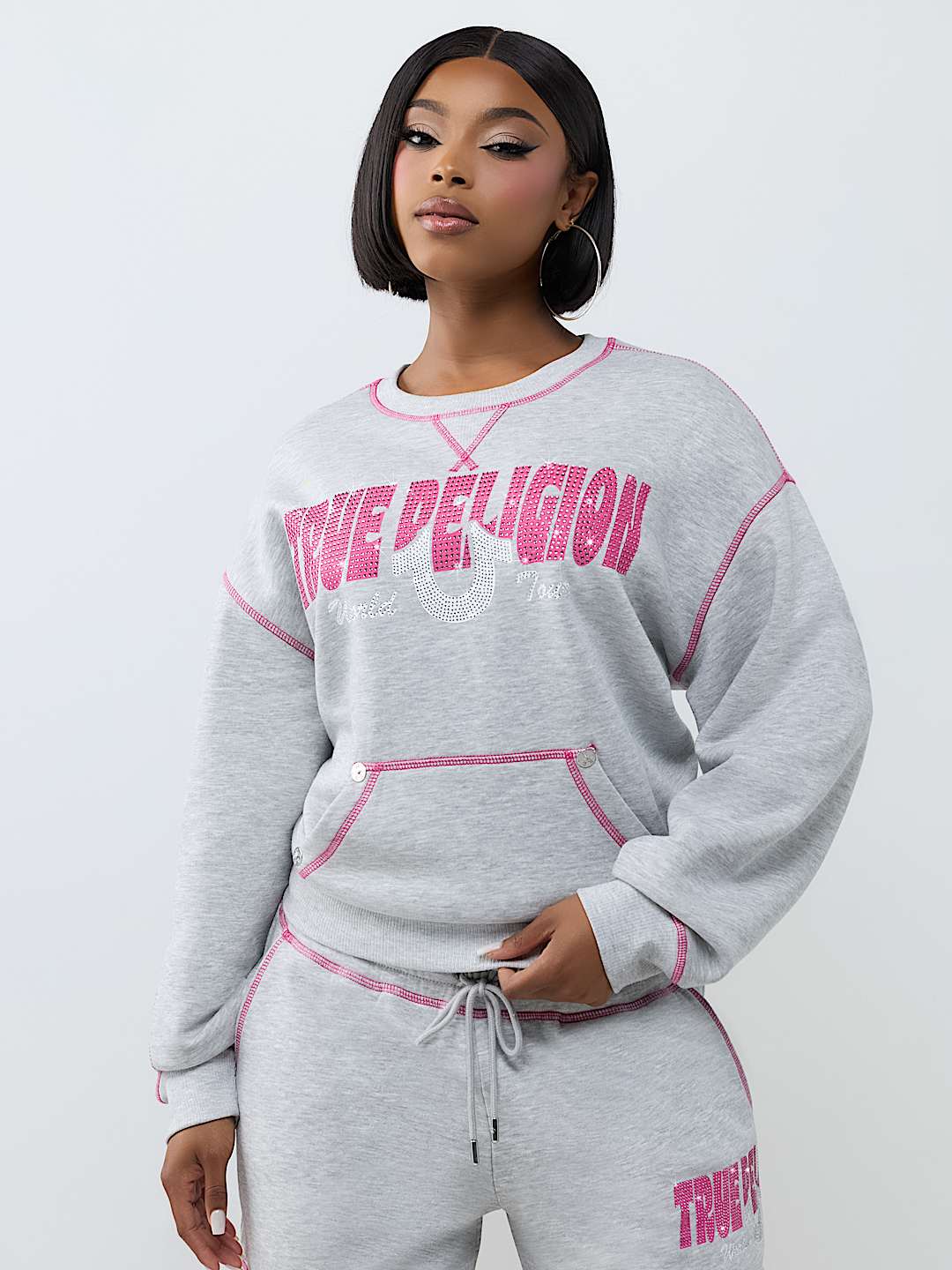 CRYSTAL RELAXED SWEATSHIRT