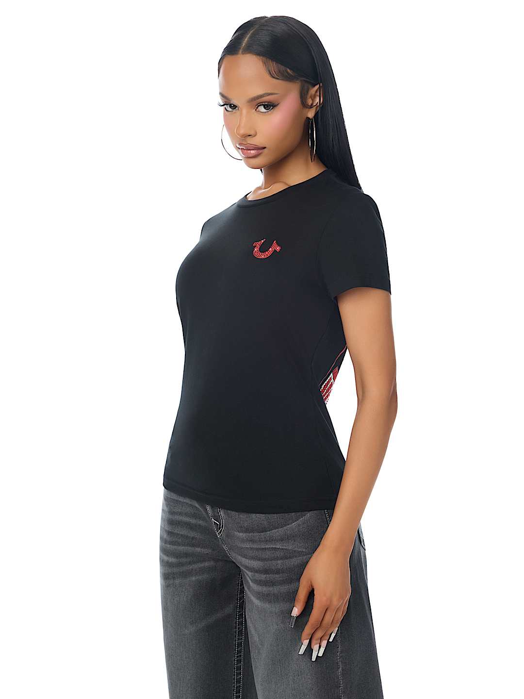 CRYSTAL BUDDHA CREWNECK TEE