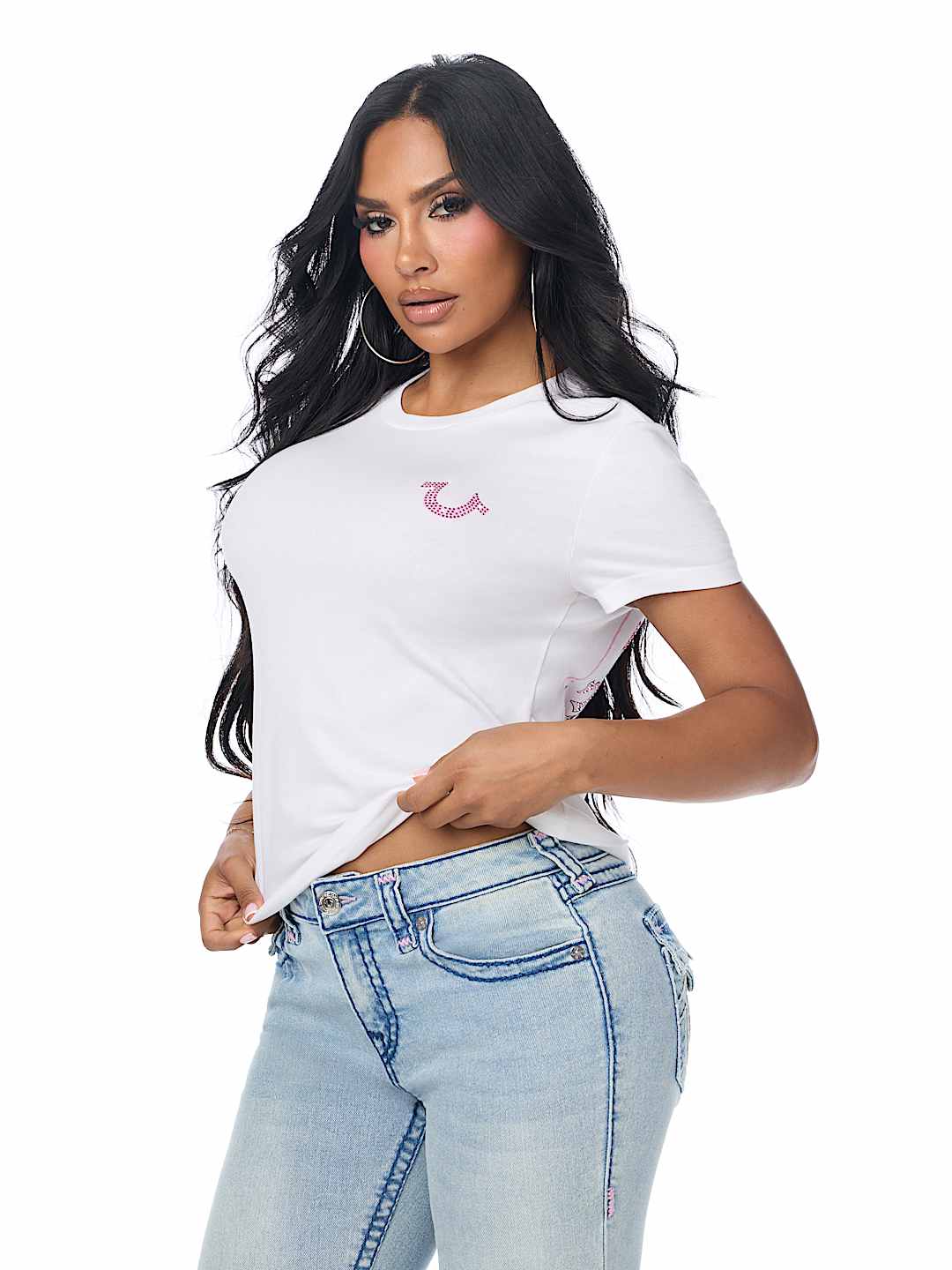CRYSTAL BUDDHA CREWNECK TEE
