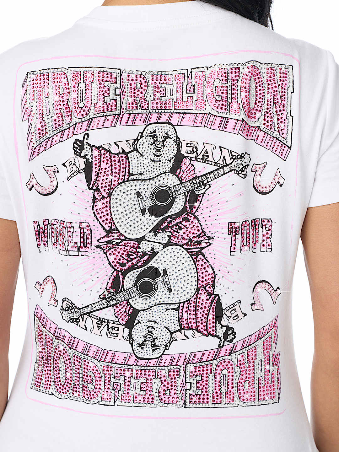 CRYSTAL BUDDHA CREWNECK TEE