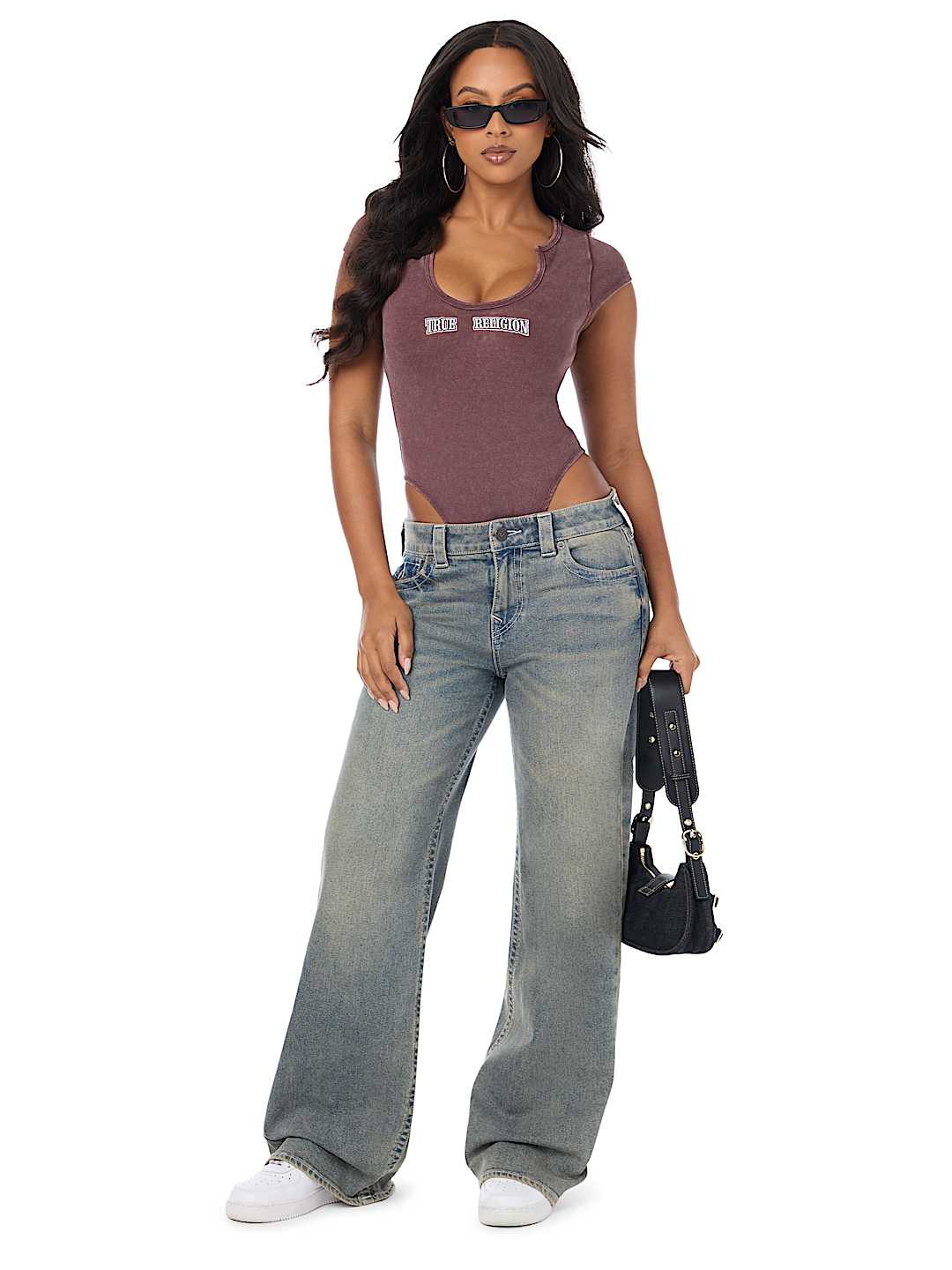 WASHED RIBBED BODYSUIT