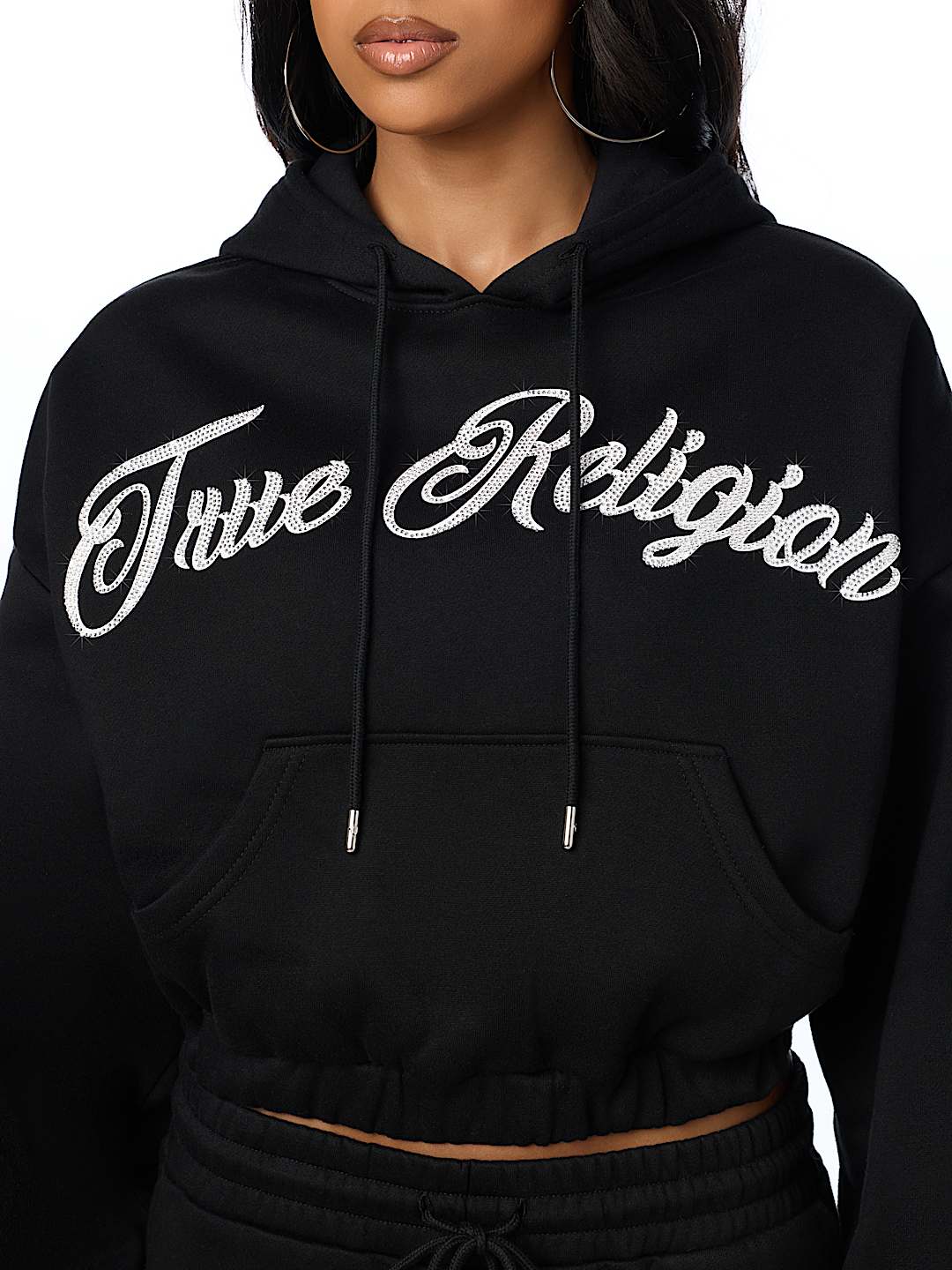 CRYSTAL GIRLFRIEND PULLOVER HOODIE