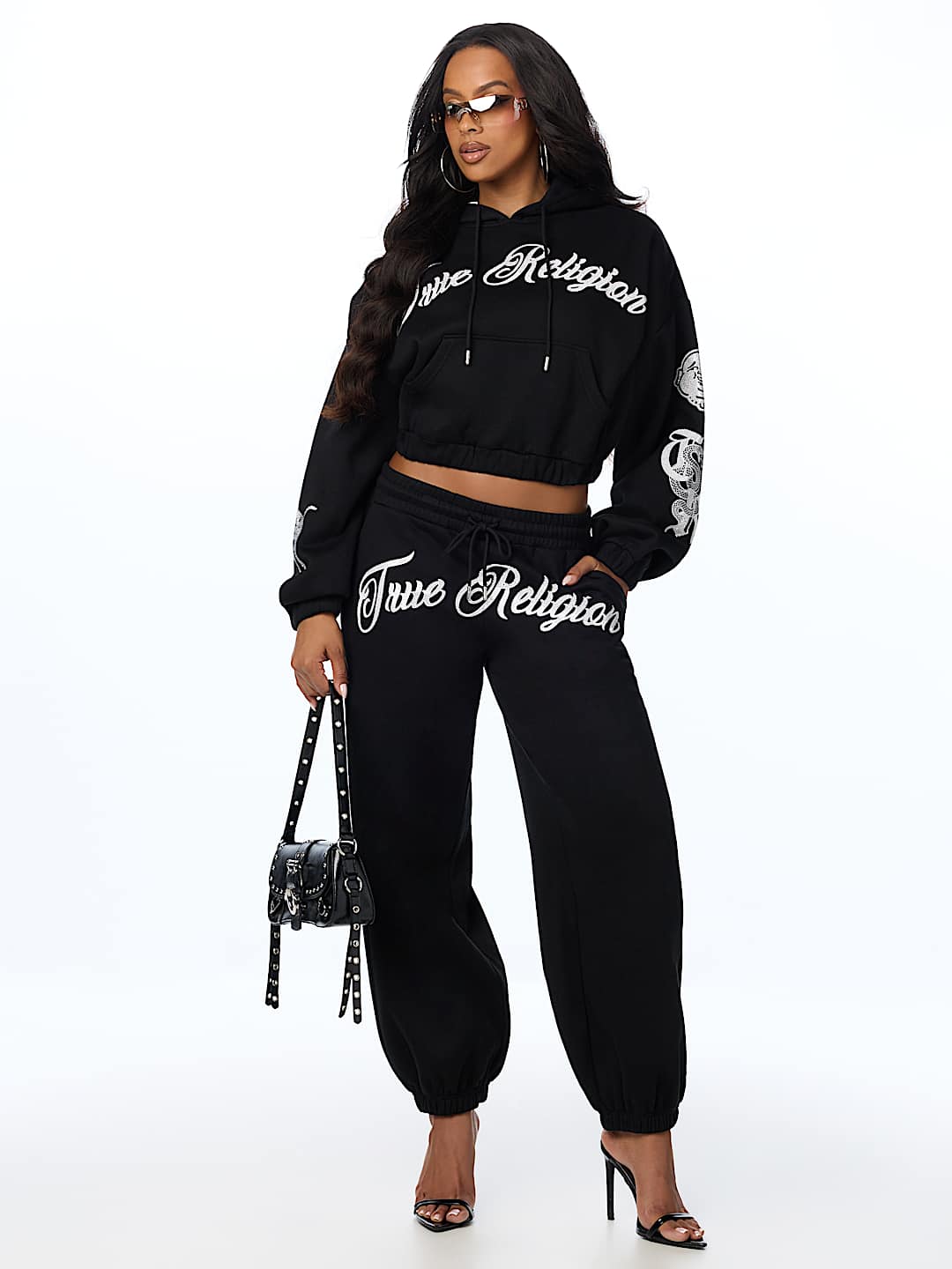 CRYSTAL GIRLFRIEND PULLOVER HOODIE