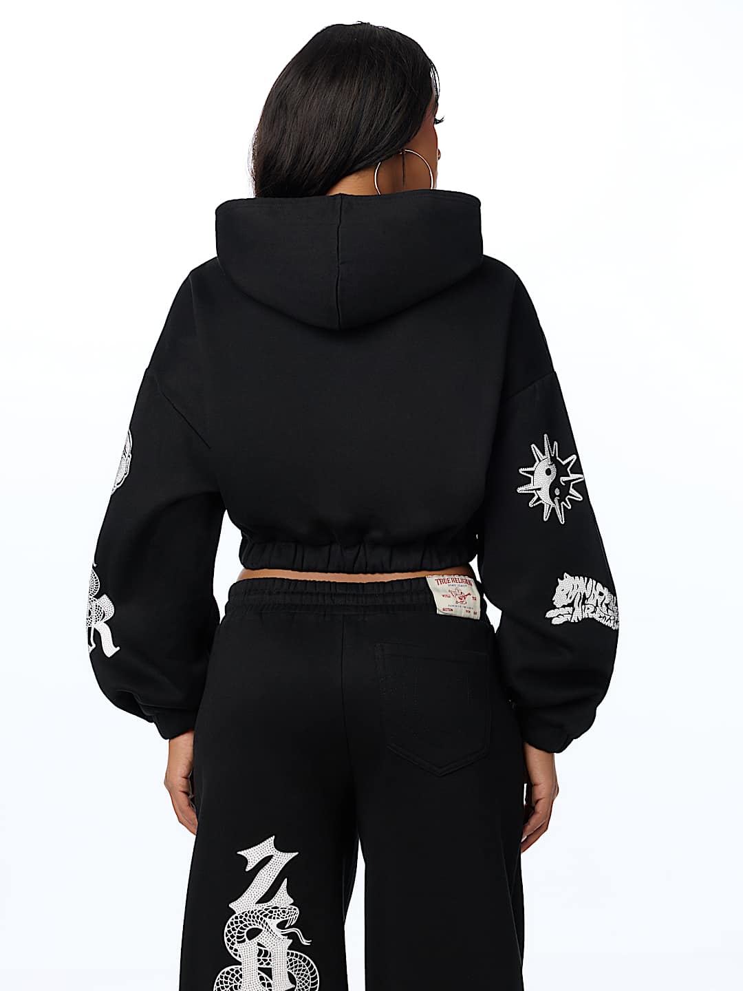CRYSTAL GIRLFRIEND PULLOVER HOODIE