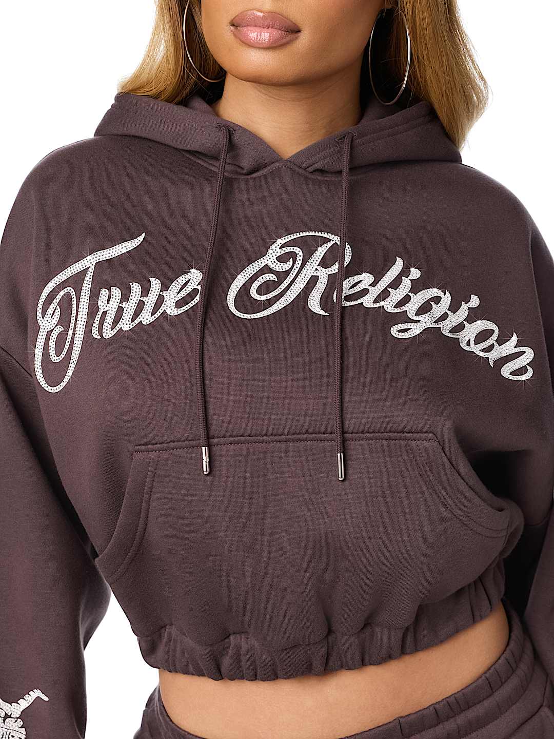 CRYSTAL GIRLFRIEND PULLOVER HOODIE