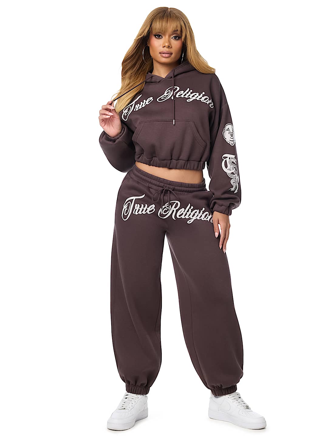 CRYSTAL GIRLFRIEND PULLOVER HOODIE