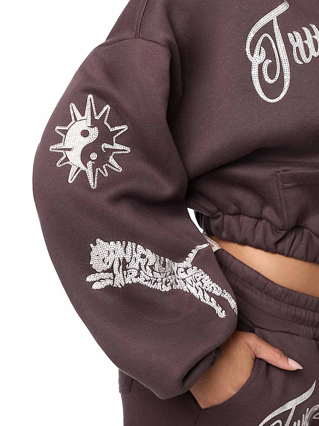 CRYSTAL GIRLFRIEND PULLOVER HOODIE