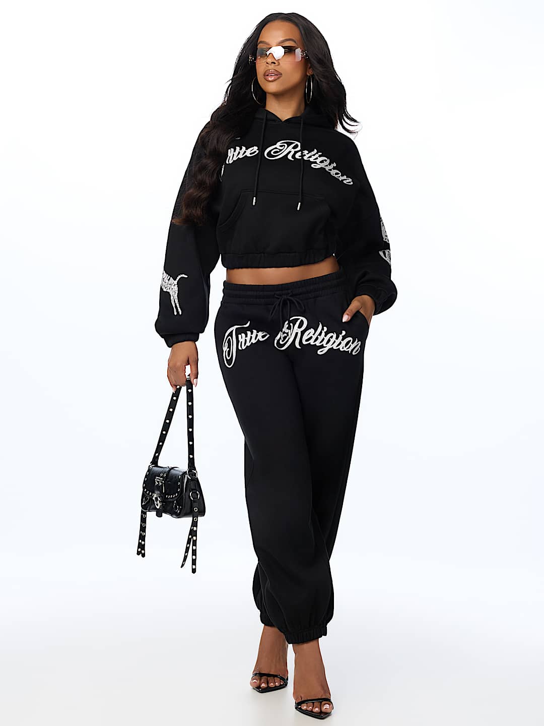 CRYSTAL MID RISE BOYFRIEND JOGGER