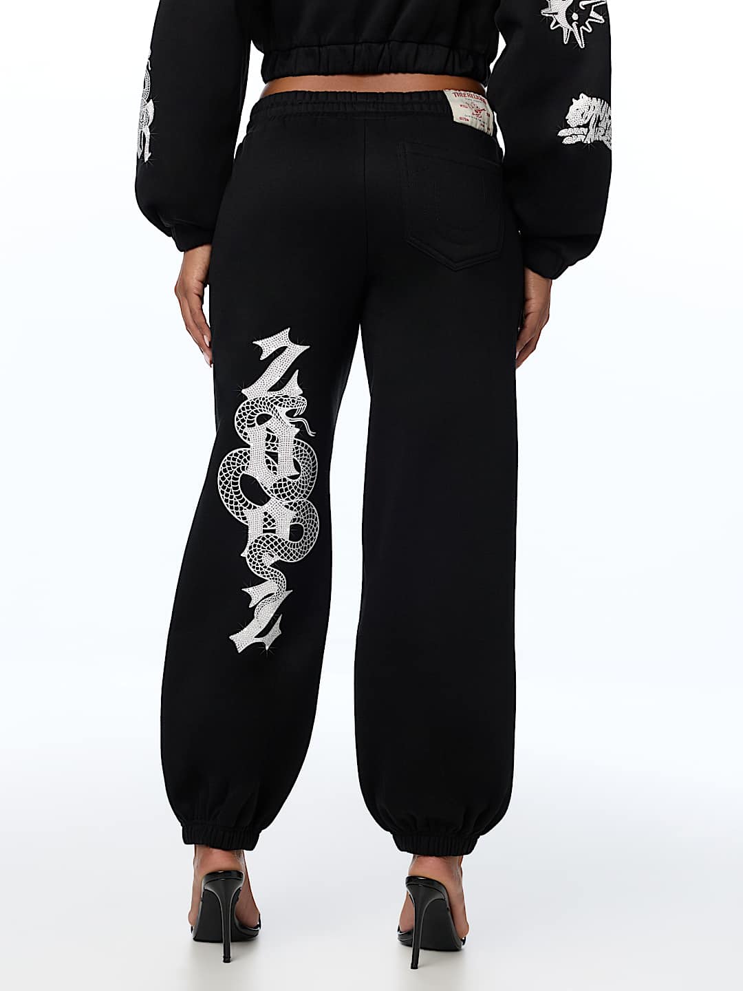 CRYSTAL MID RISE BOYFRIEND JOGGER