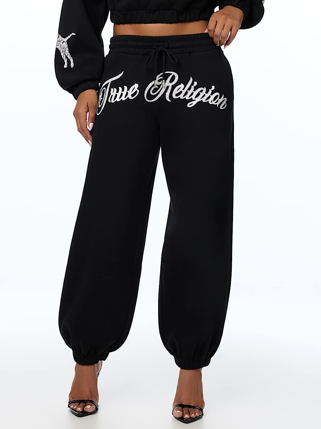 CRYSTAL MID RISE BOYFRIEND JOGGER