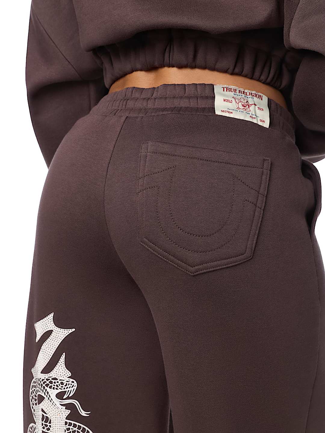 CRYSTAL MID RISE BOYFRIEND JOGGER