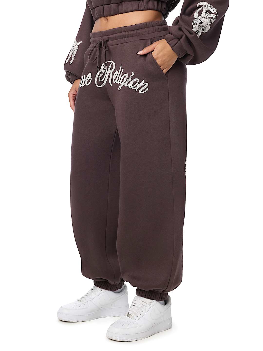 CRYSTAL MID RISE BOYFRIEND JOGGER