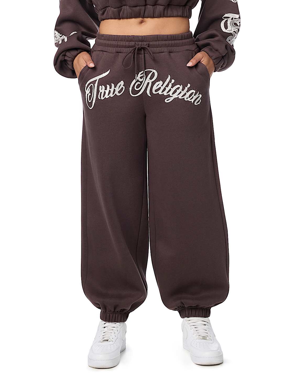 CRYSTAL MID RISE BOYFRIEND JOGGER