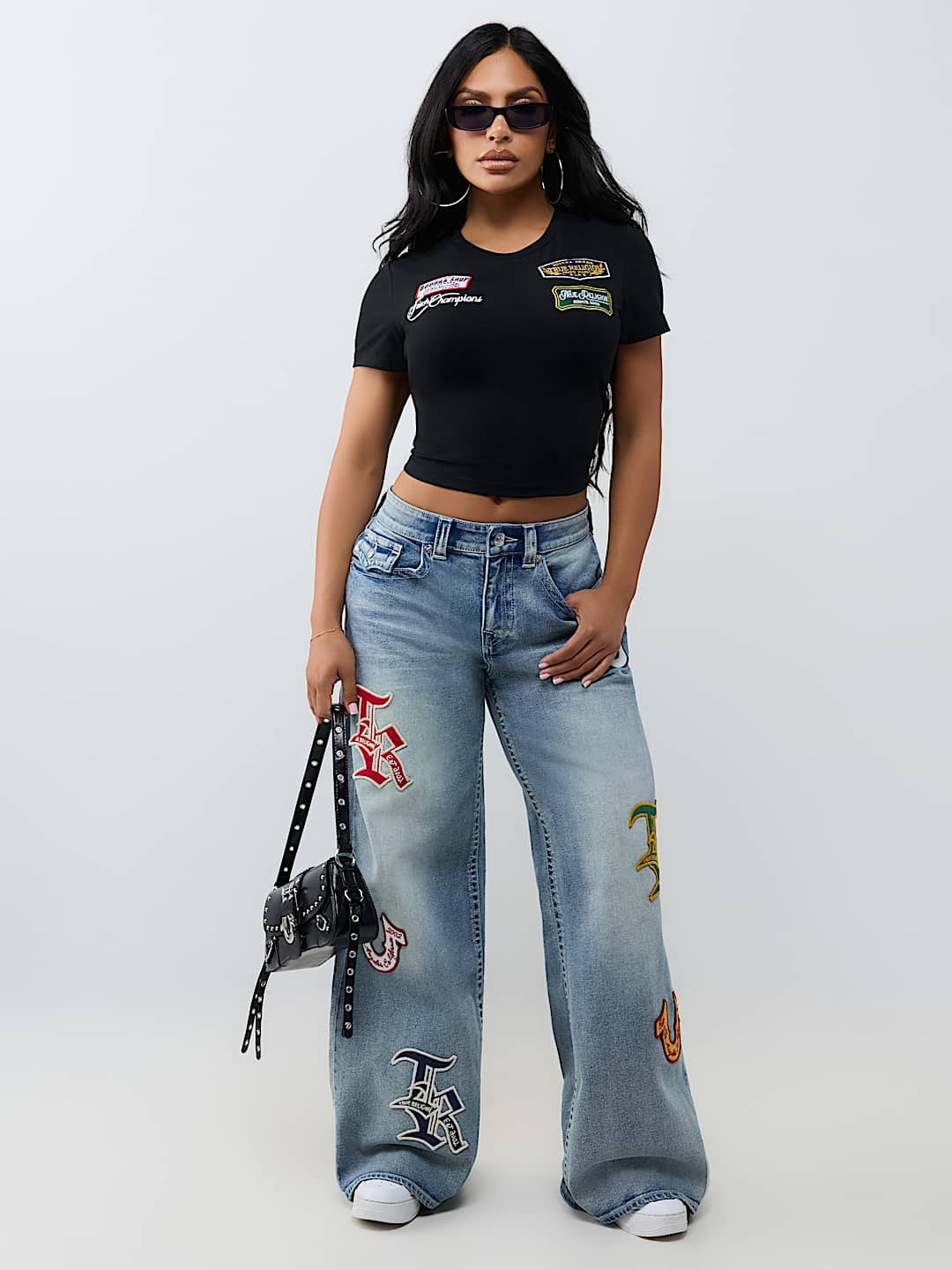 EMBROIDERED PATCH BABY TEE