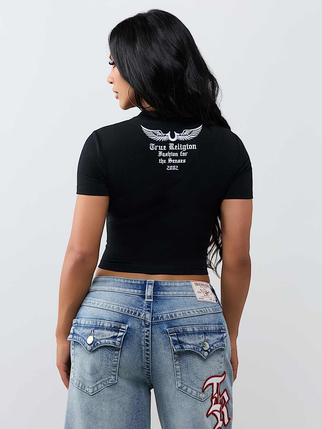 EMBROIDERED PATCH BABY TEE
