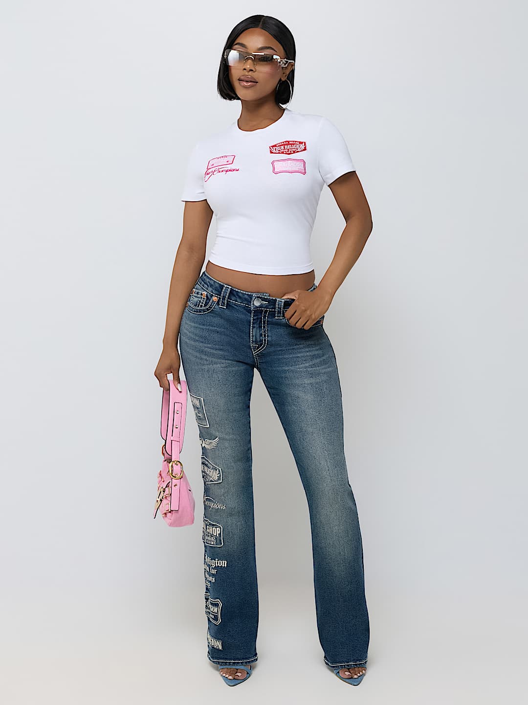 EMBROIDERED PATCH BABY TEE