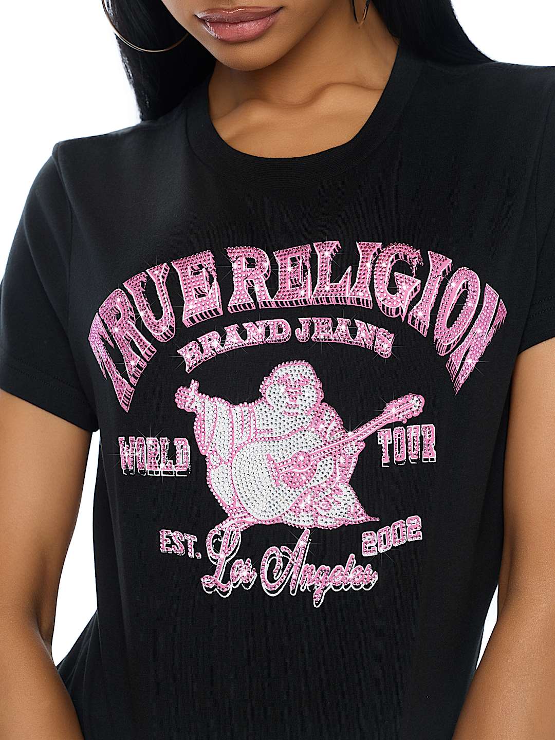 CRYSTAL BUDDHA CREWNECK TEE