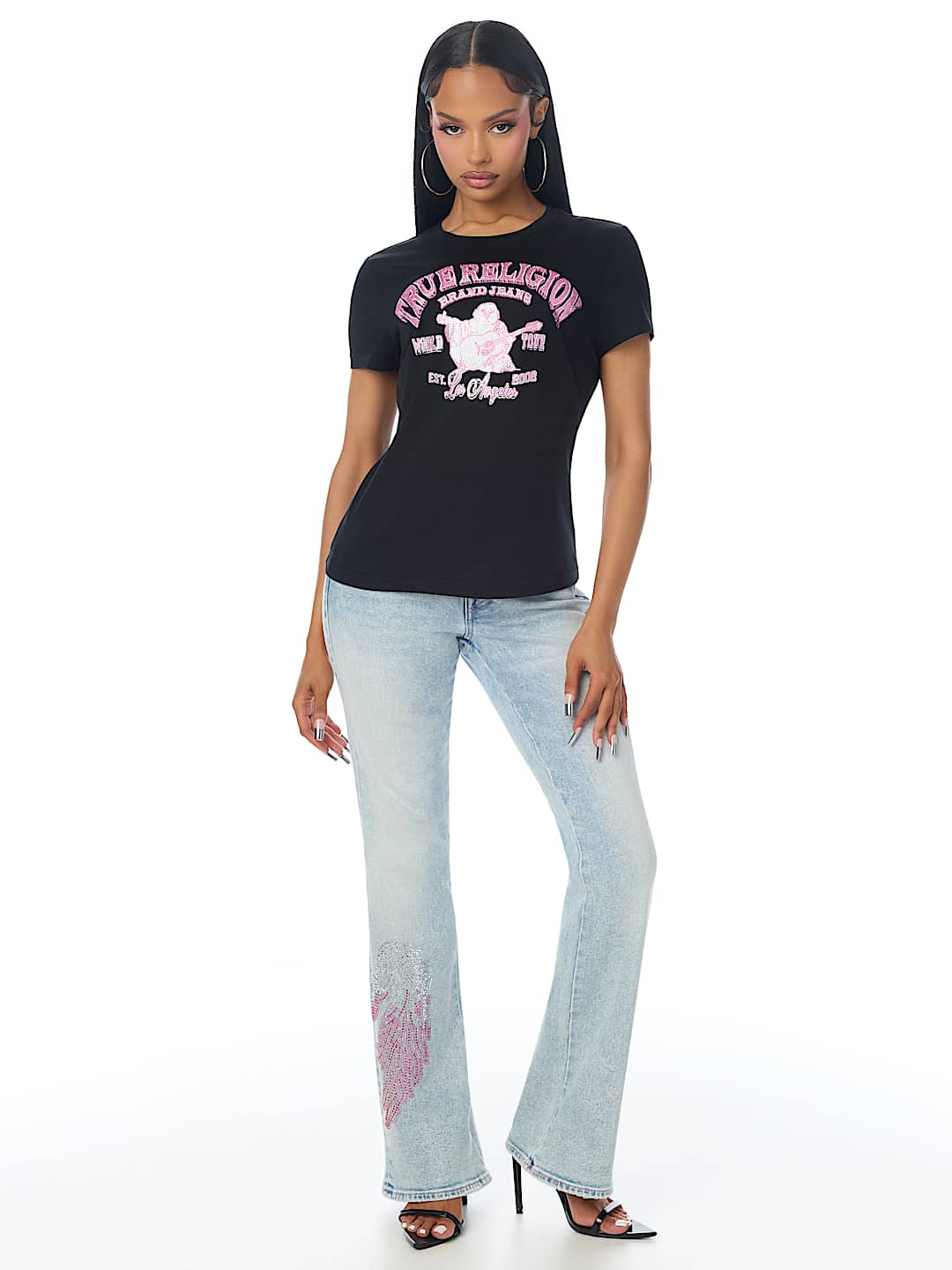 CRYSTAL BUDDHA CREWNECK TEE