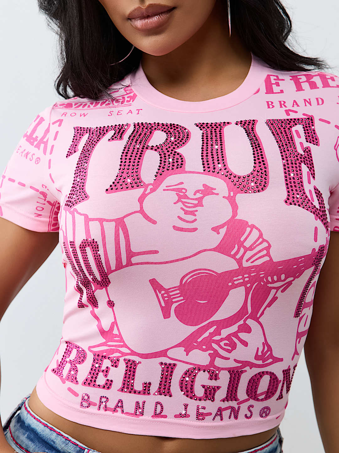 CRYSTAL TIMELESS LOGO TEE