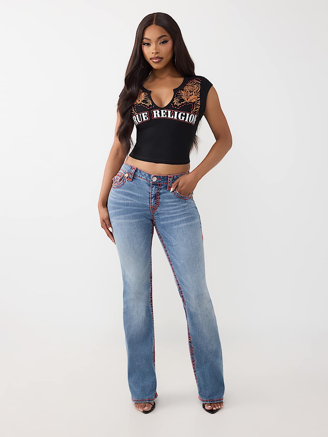 TIGER LOGO NOTCH TEE
