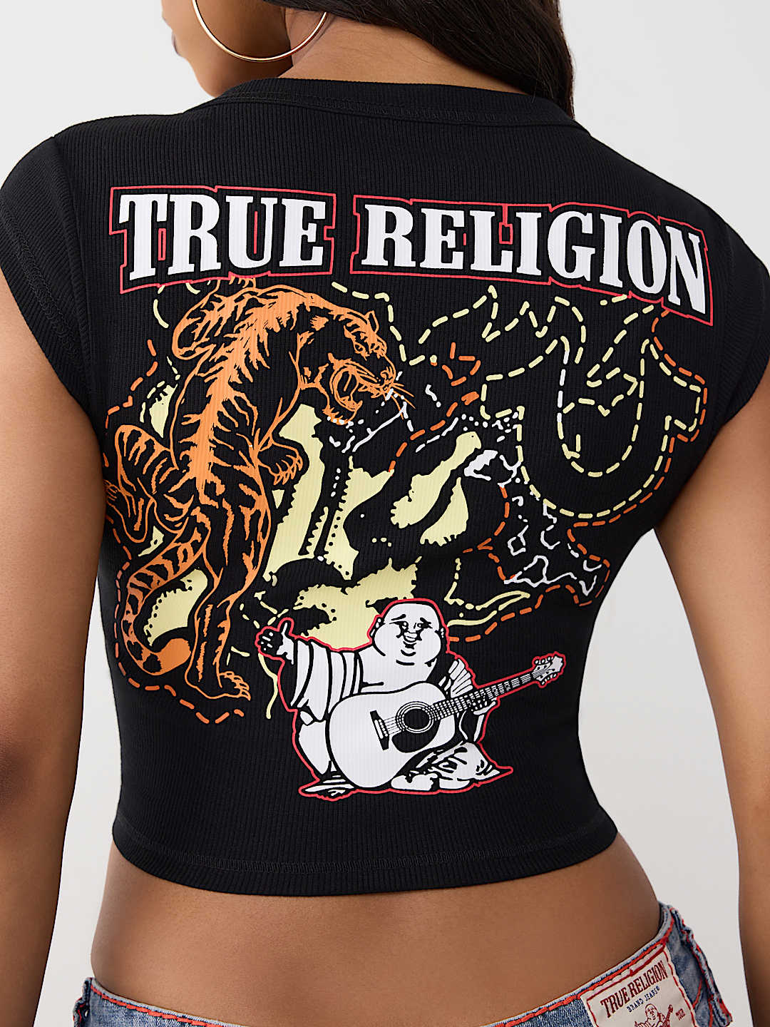 TIGER LOGO NOTCH TEE