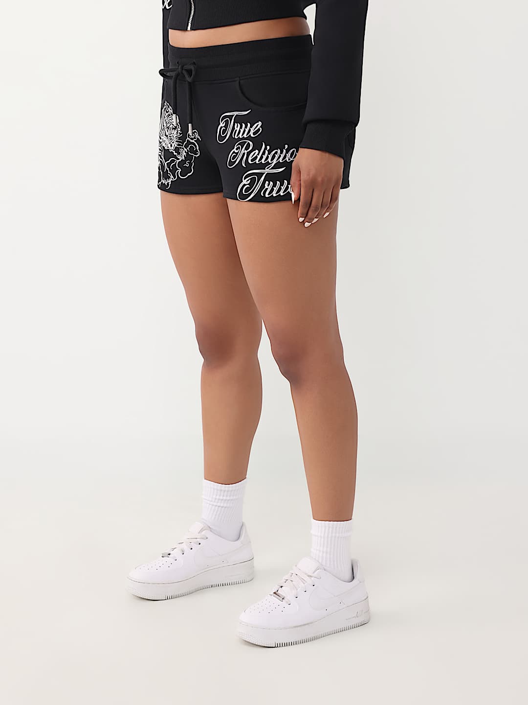 JOEY LOW RISE EMBROIDERED TIGER SHORT, image 4