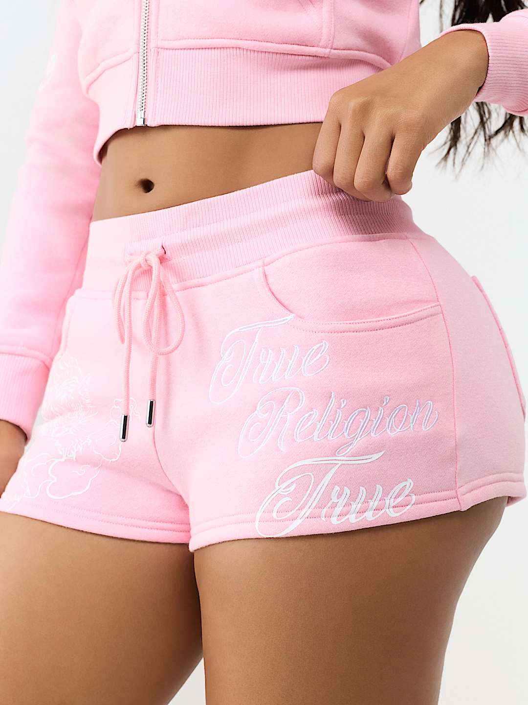 JOEY LOW RISE EMBROIDERED TIGER SHORT, image 4