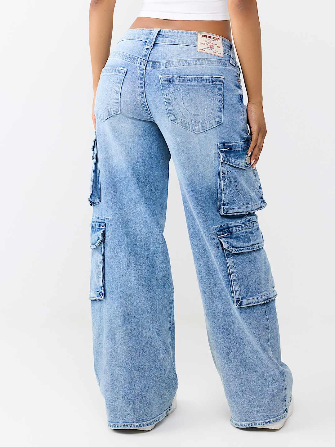 BOBBI MID RISE BAGGY CARGO JEAN