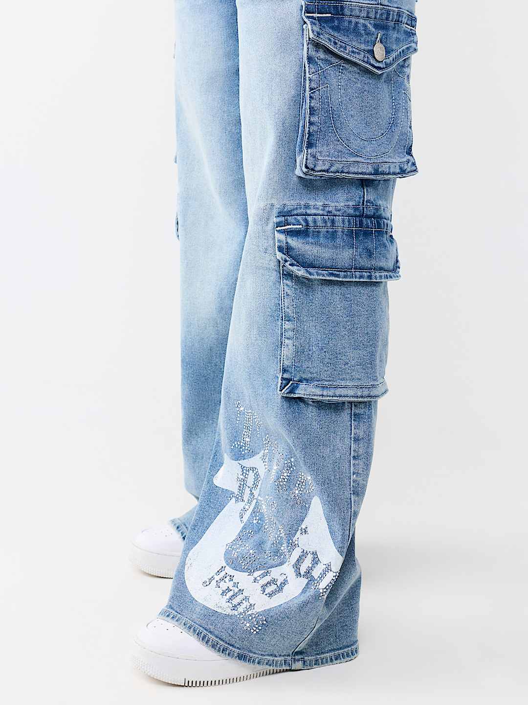 BOBBI MID RISE BAGGY CARGO JEAN
