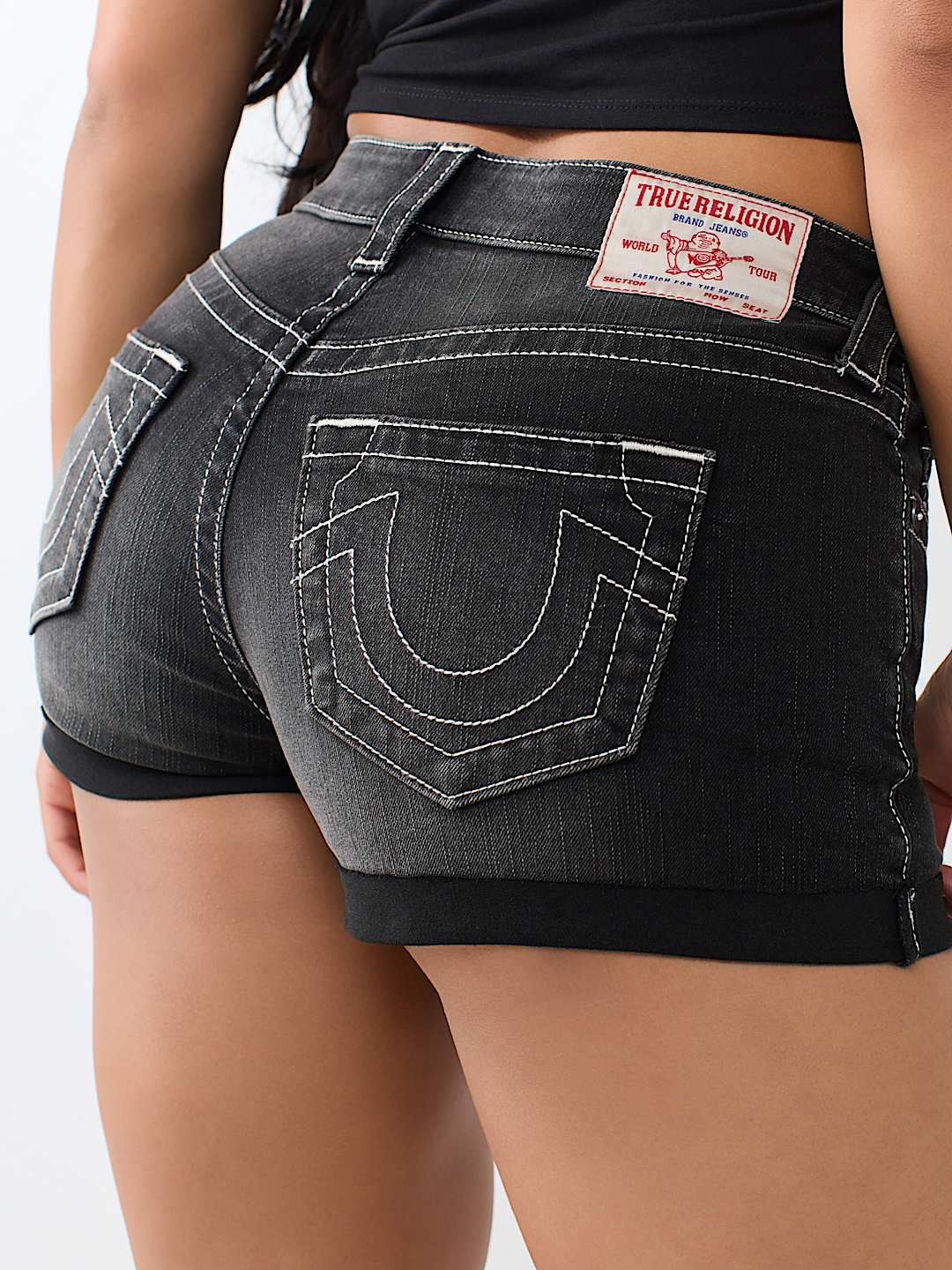 MID RISE BUTTON-UP SHORT