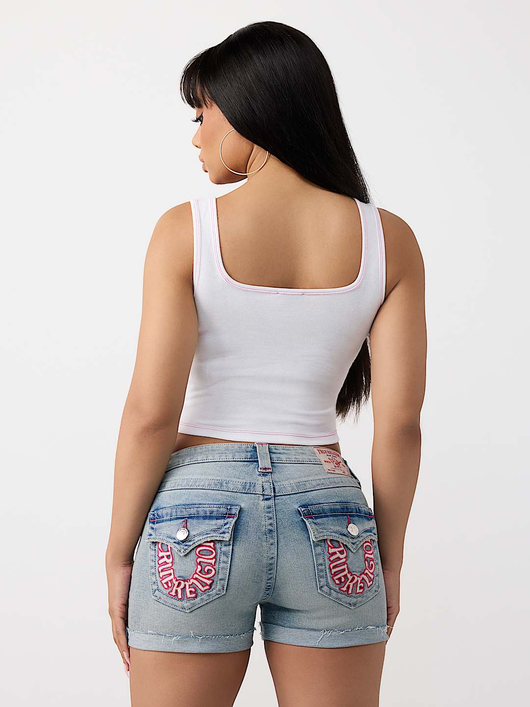 RIBBED CONTRAST TANK TOP
