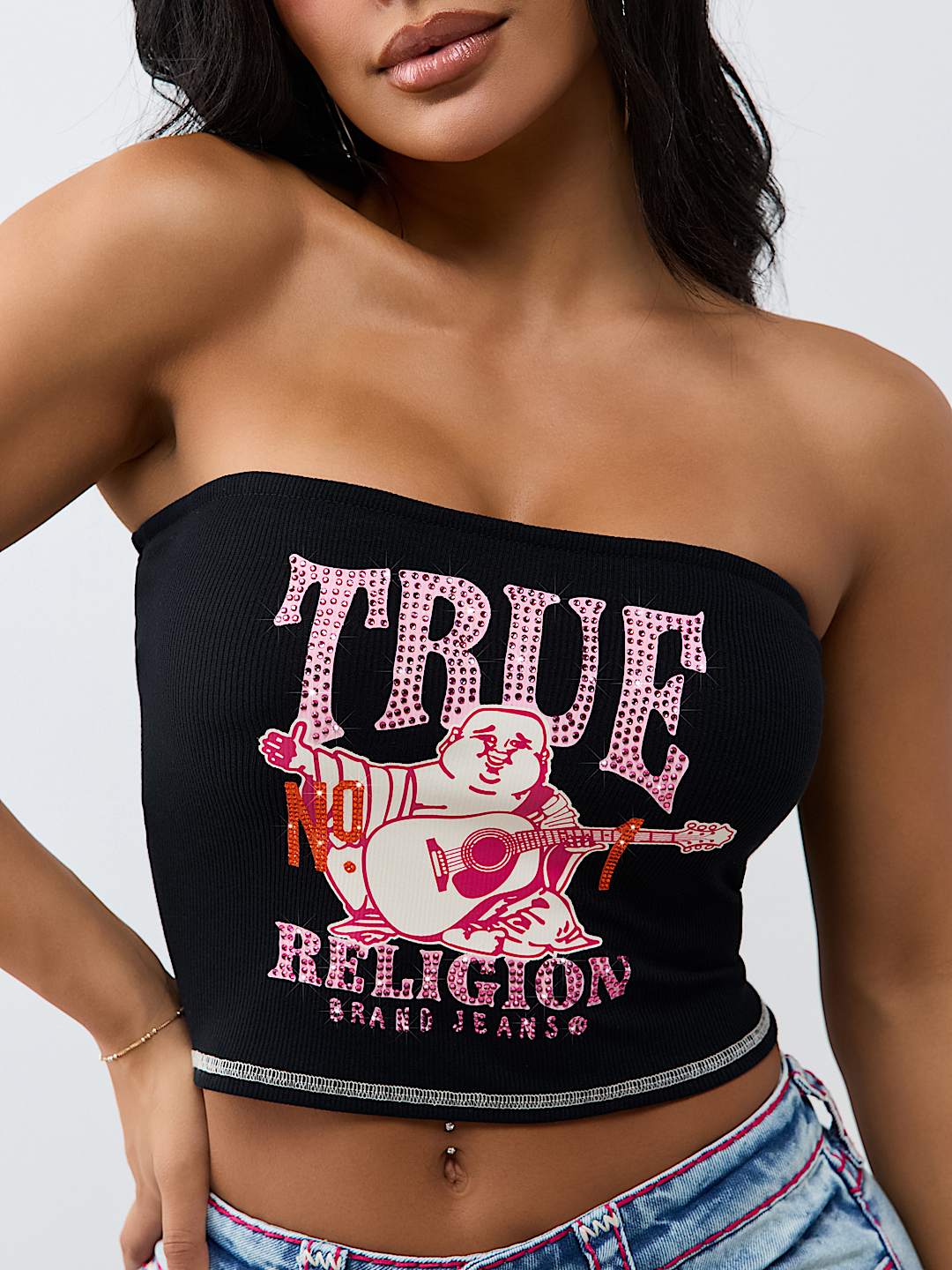 CRYSTAL BUDDHA TUBE TOP