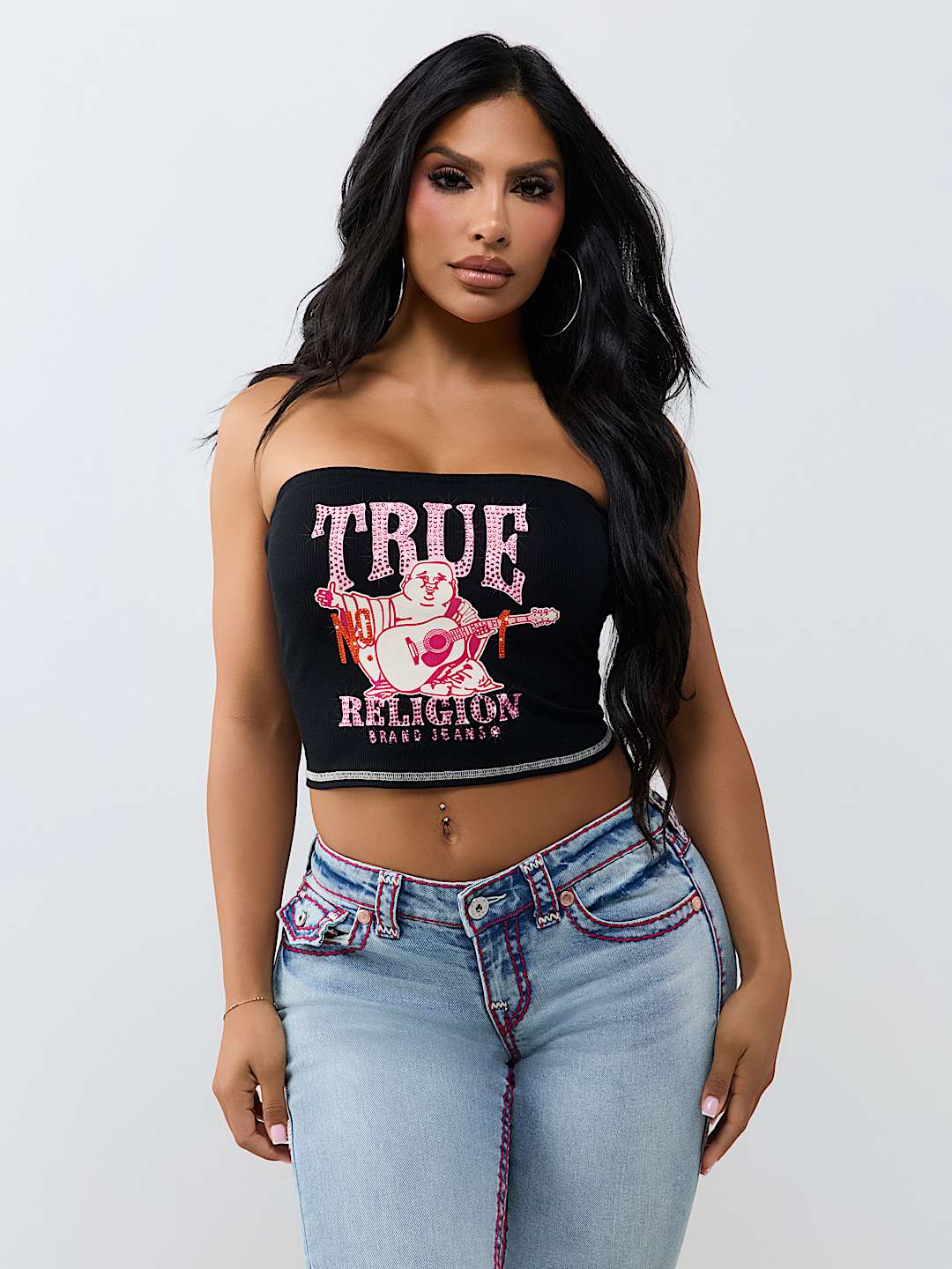 CRYSTAL BUDDHA TUBE TOP