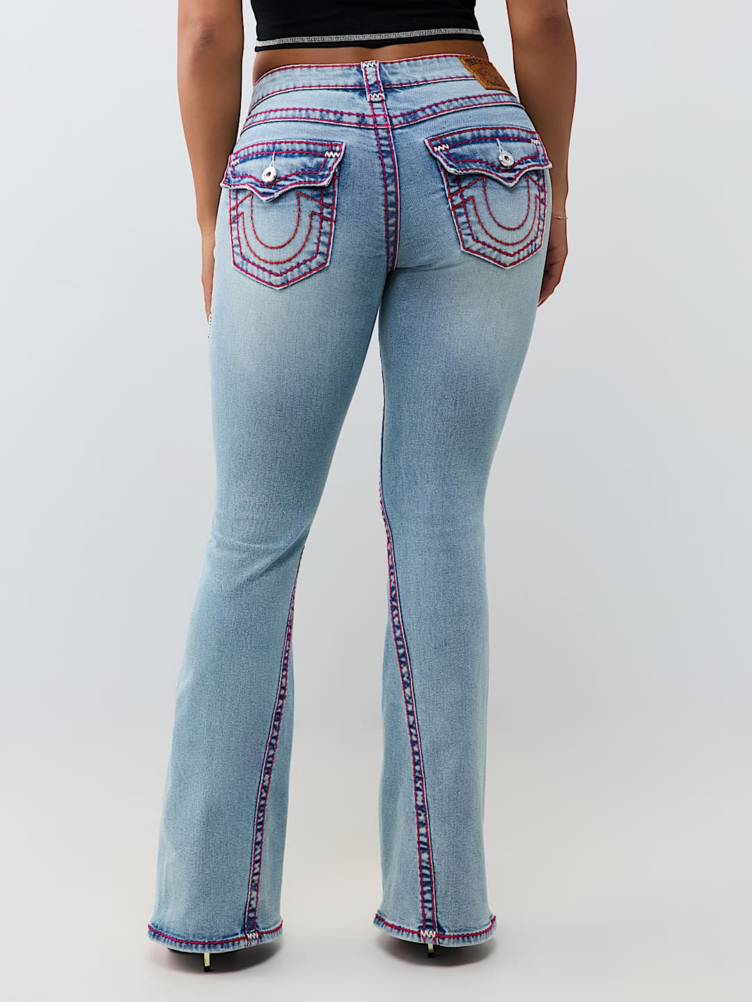 JOEY LOW RISE SUPER T FLAP FLARE JEAN
