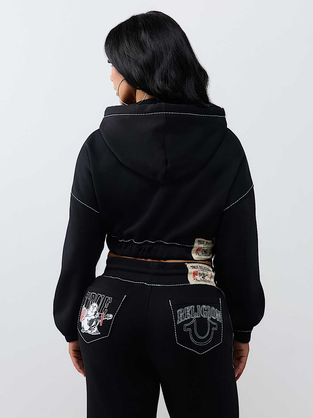 STITCH BUDDHA BIG T GIRLFRIEND PULLOVER HOODIE